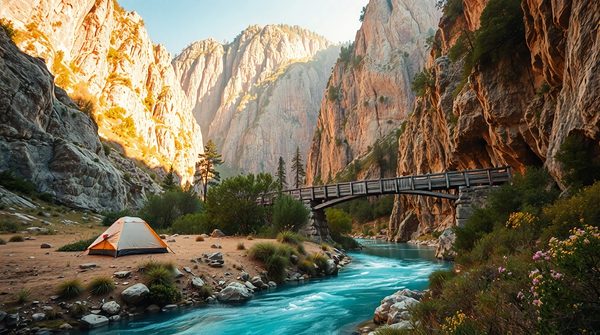 Partez à l'aventure : camping dans les gorges du tarn !